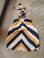 Mango zijdeachtige haltertop maat xs. nieuw!, Ophalen of Verzenden, Nieuw, Maat 34 (XS) of kleiner, Oranje