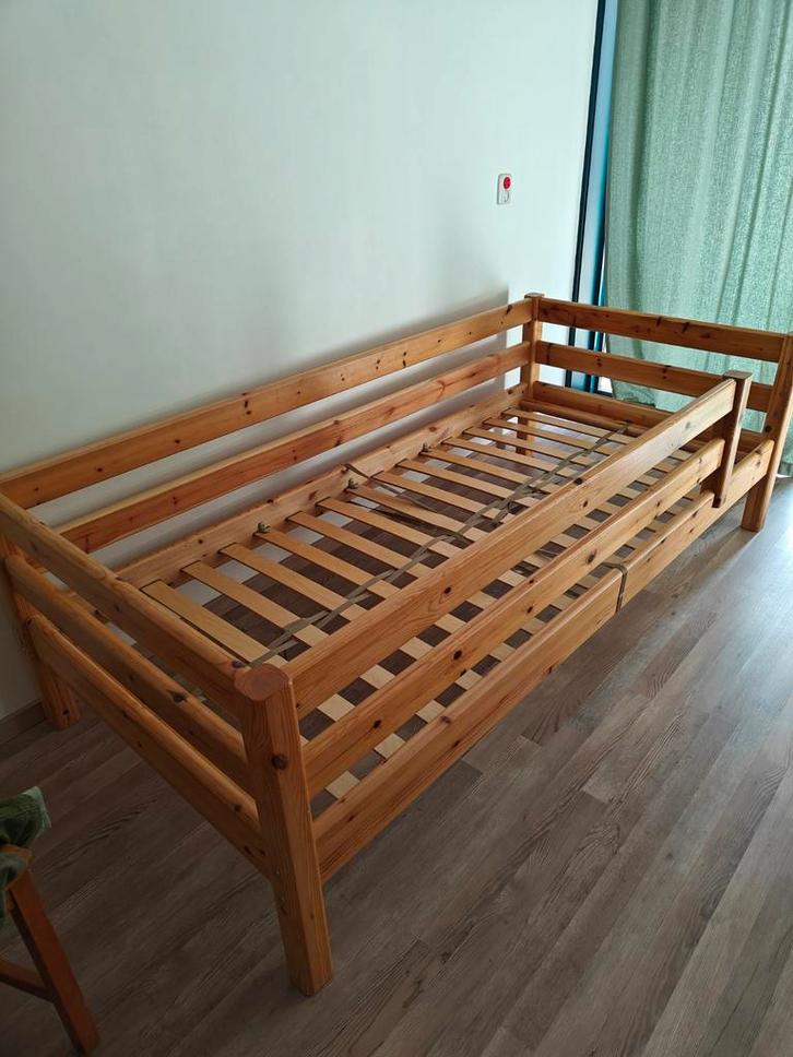Flexa bed met optionele valbeveiliging, Kinderen en Baby's, Kinderkamer | Stapelbedden en Hoogslapers, Gebruikt, Stapelbed, Ophalen