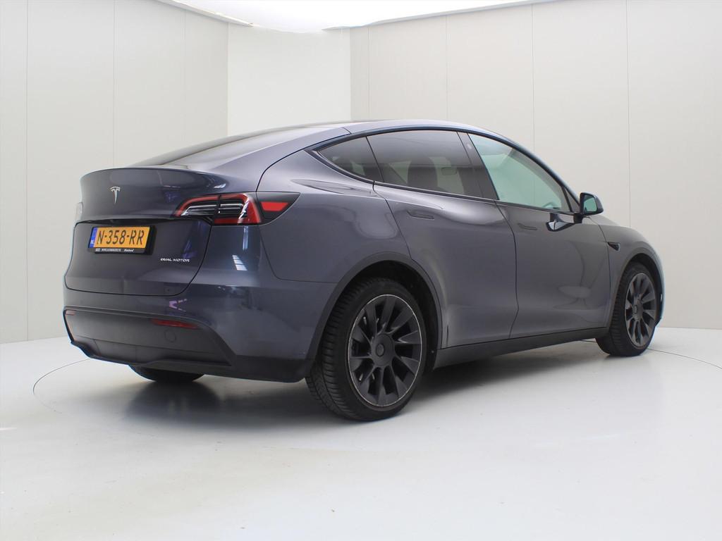 Tesla Model Y Long Range AWD 351pk 88% SoH [ WIT LEDER+ENHAN, Auto's, Tesla, Automaat, Gebruikt, Origineel Nederlands, 351 pk