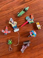 Leuk setje brocante blikken metalen speelgoed, Antiek en Kunst, Curiosa en Brocante, Verzenden