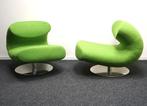 Softline Rio Design Fauteuils | Groen | Design Stoelen, Huis en Inrichting, Fauteuils, Gebruikt, -, -, 75 tot 100 cm