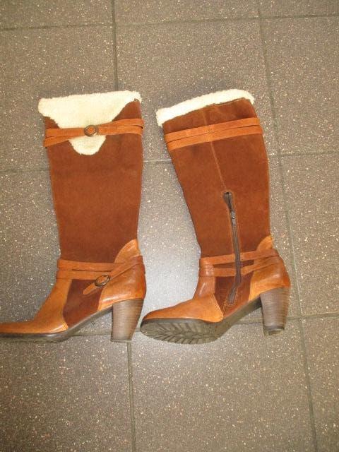 Freeflex cognac kleur bruine dames laarzen maat 39, Hoge laarzen, Bruin, Ophalen of Verzenden, Freeflex