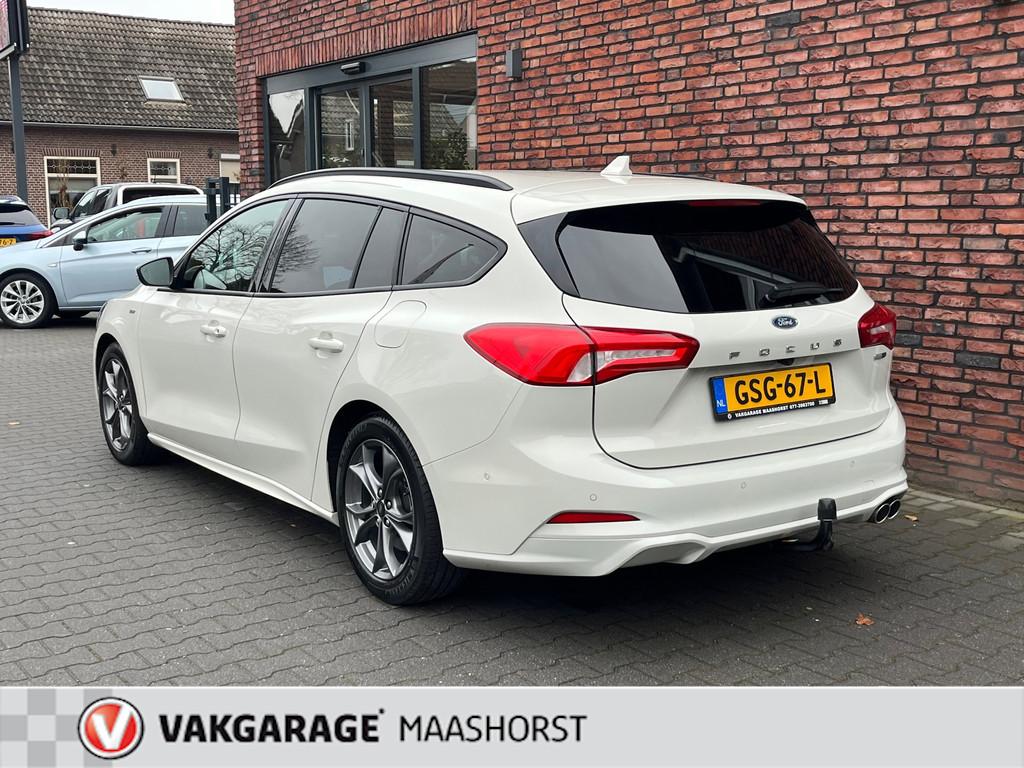 Ford Focus Wagon 1.0 EcoBoost Hybrid ST Line X Business Acht, Auto's, 12 maanden, Stof, Gebruikt, Wit