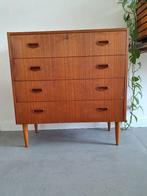 Smi teak zweeds ladenkastje, Huis en Inrichting, Kasten | Ladekasten, Ophalen, Minder dan 50 cm, Design, Zo goed als nieuw