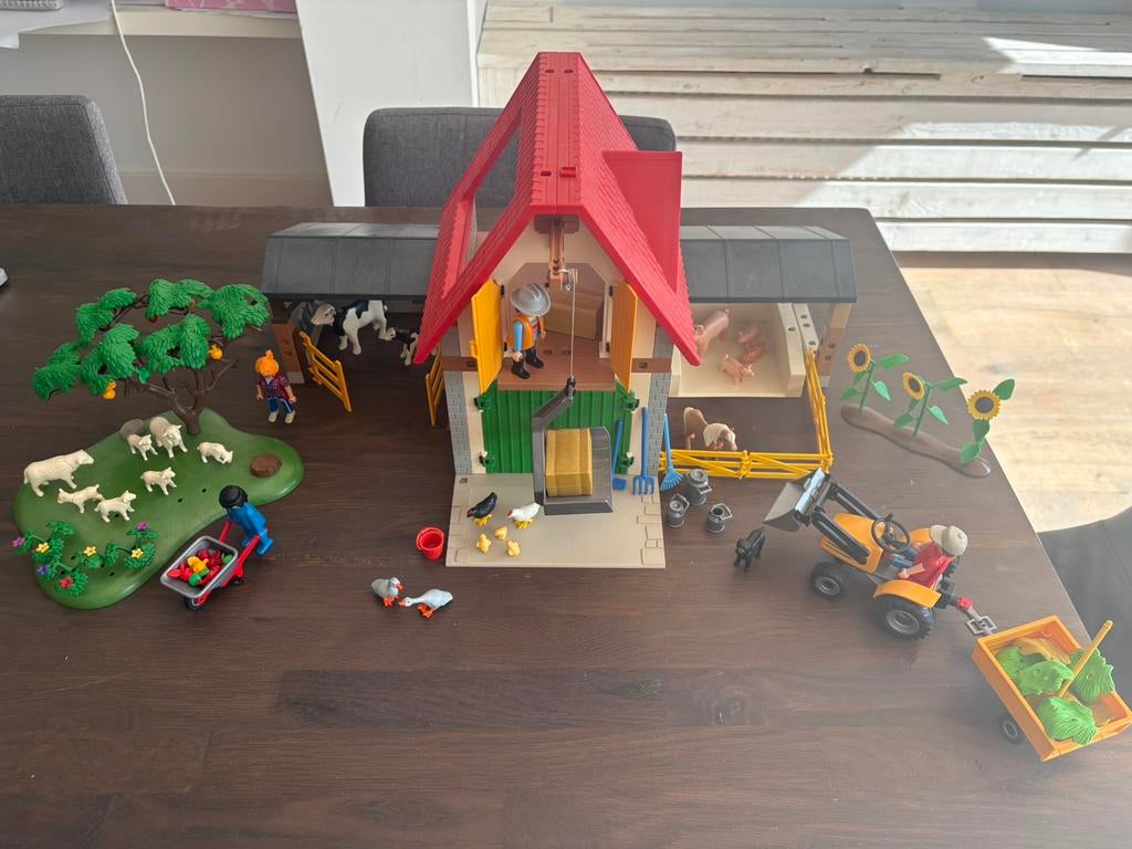 Playmobil grote boerderij, Ophalen of Verzenden, Gebruikt