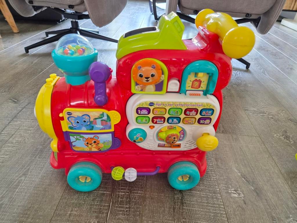 VTech Rijd & Leer Letterlocomotief met aanhanger, Ophalen, Gebruikt, Overige typen, Met licht