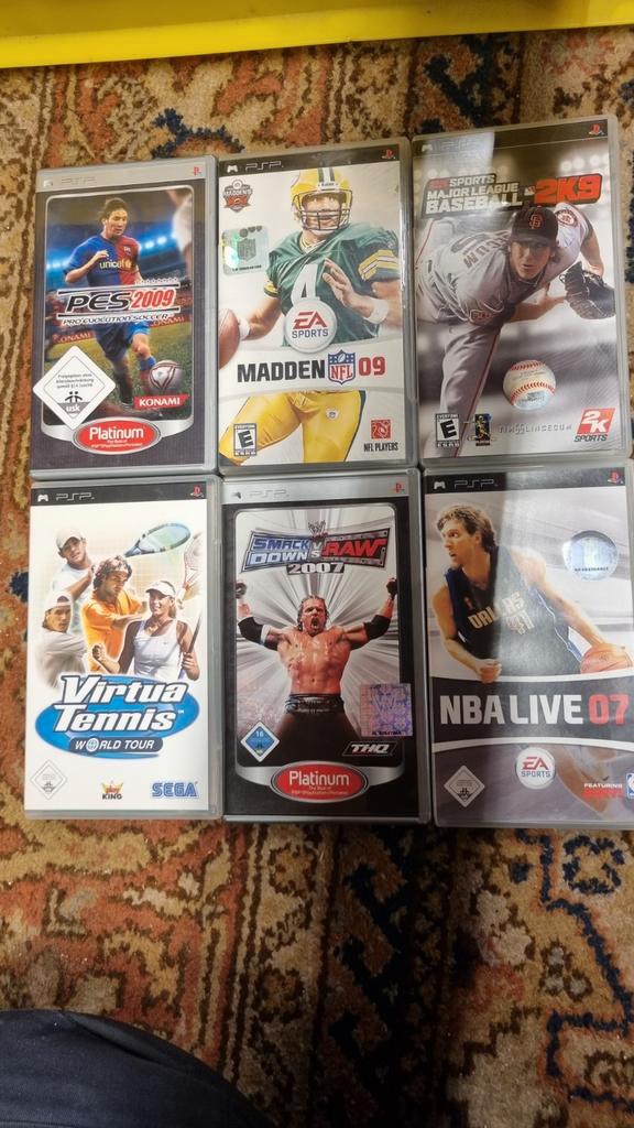PSP Games - Sportcollectie (6 spellen), Spelcomputers en Games, Games | Sony PlayStation Portable, Ophalen of Verzenden