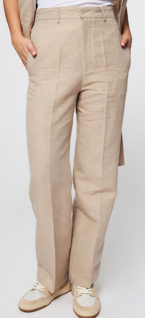 GRAUMANN MIX LINNEN BROEK, MAAT M (NEW €290) NIEUW💛💛💛, Maat 38/40 (M), Beige, Nieuw, Ophalen of Verzenden