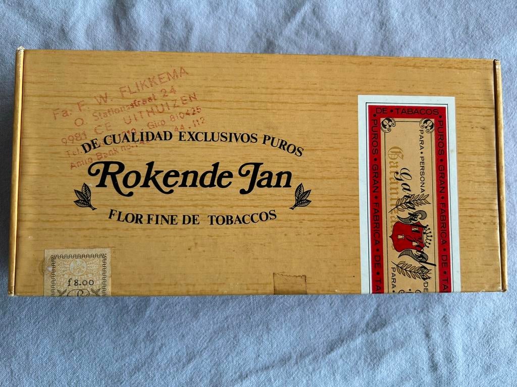 Oude sigaren, Verzamelen, Ophalen of Verzenden, Zo goed als nieuw, Tabaksdoos of Verpakking