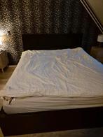IKEA Malm bed 160x200 met lades, Gebruikt, Zwart, Tweepersoons, Ophalen of Verzenden