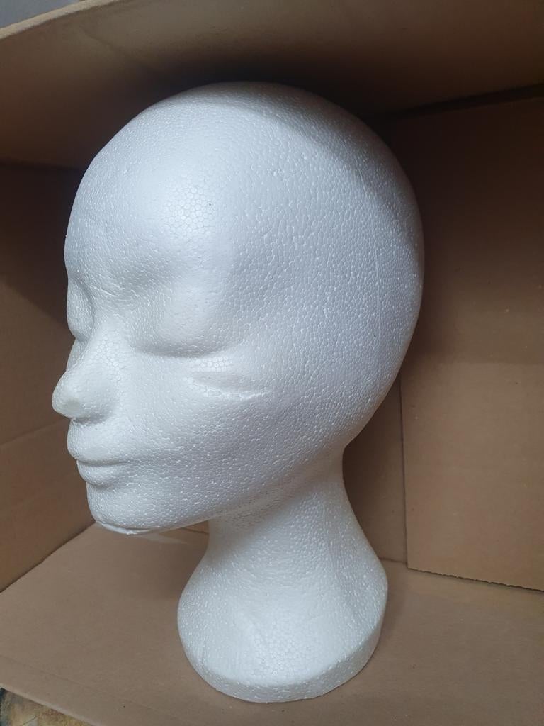 Piepschuim hoofd 30 cm, Ophalen of Verzenden, Gebruikt