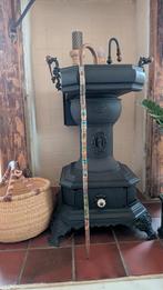 Wandelstok met schildjes, Ophalen