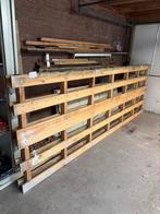 Grote houten pallet 350cm lang, Doe-het-zelf en Verbouw, Hout en Planken, Ophalen, Gebruikt, Overige houtsoorten, Pallet