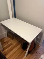 IKEA TROTTEN Bureau — wit, 16080 cm, Huis en Inrichting, Bureaus, Ophalen, Zo goed als nieuw, Bureau