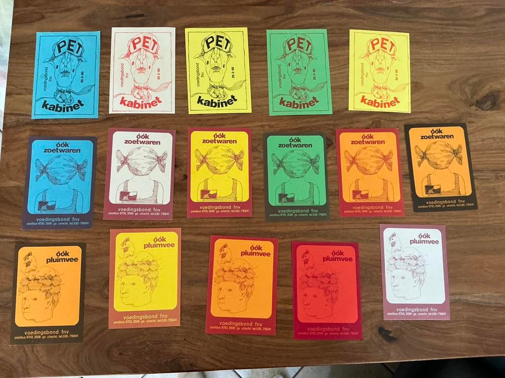 Stickersvoedingsbond fnv 2, Ophalen of Verzenden, Zo goed als nieuw