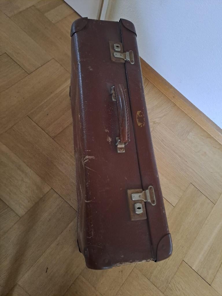 Vintage koffer bruin., Ophalen of Verzenden