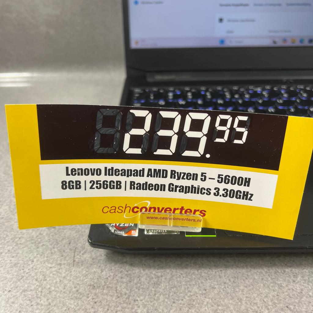 Lenovo Ideapad Gaming 3 AMD Ryzen 5 | 8GB | 256GB | 402494, Met videokaart, 2 tot 3 Ghz, Lenovo IdeaPad Gaming 3, Gaming