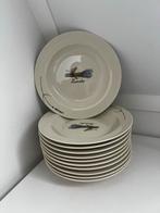 Jet ter Steege Lavendel Diepe Borden (9 stuks), Gebruikt, Ophalen of Verzenden, Bord(en), Overige stijlen