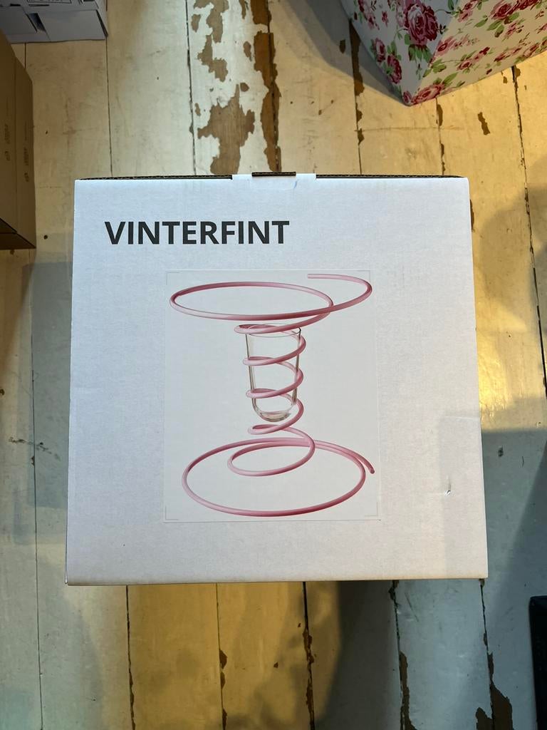 Ikea Gustaf Westman spiraal vaas, Overige kleuren, Nieuw, Ophalen of Verzenden, Glas