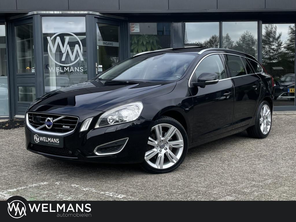 Volvo V60 3.0 T6 AWD Summum Schuifdak | ACC | BLIS | Keyless, Auto's, Automaat, Gebruikt, Zwart, Vierwielaandrijving