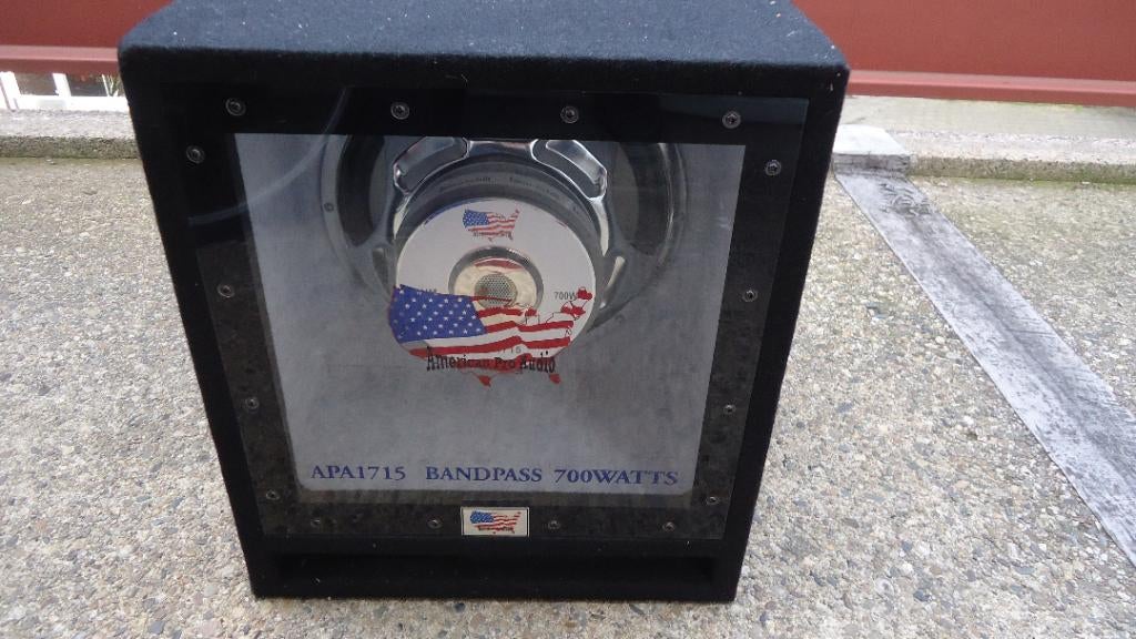 TE KOOP AMERIAN PRO SUBWOOFER 12 INCH 700 WATT, Auto diversen, Ophalen, Zo goed als nieuw