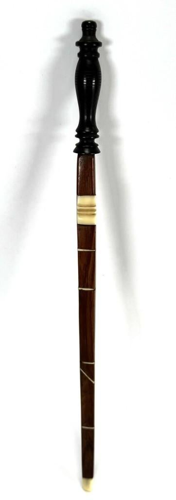 1059. Palissander fourniturenmaat met been - 19e eeuw, Ophalen of Verzenden