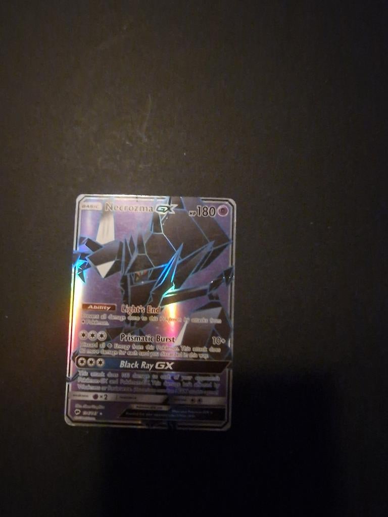 Necrozma GX Pokémon Kaart - Zo goed als nieuw, Verzenden, Zo goed als nieuw, Losse kaart, Foil