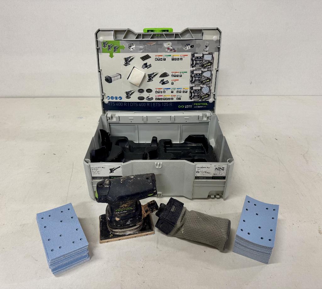Festool RTS 400 REQ Schuurmachine, Ophalen, Gebruikt, Minder dan 600 watt, Vlakschuurmachine