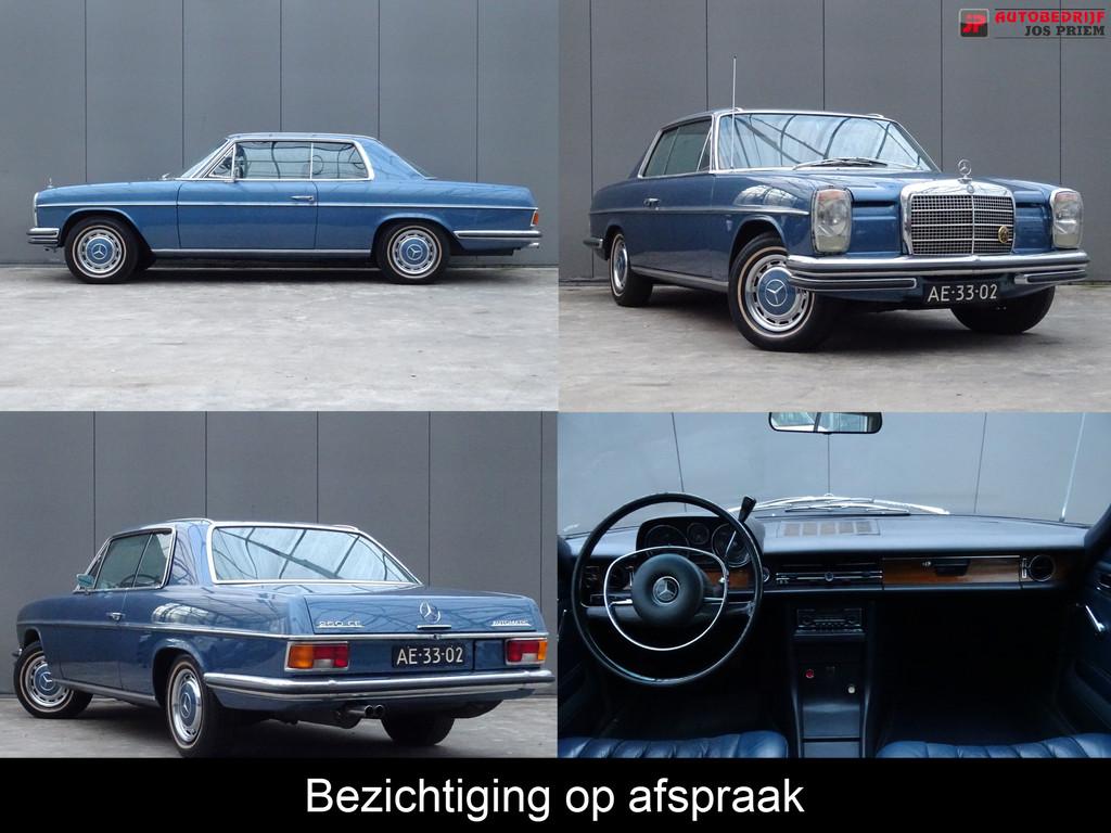 Mercedes-Benz 200-280 (W114) 250 C * GRATIS RIJDEN* !, Auto's, Oldtimers, Automaat, Achterwielaandrijving, 2496 cc, Blauw