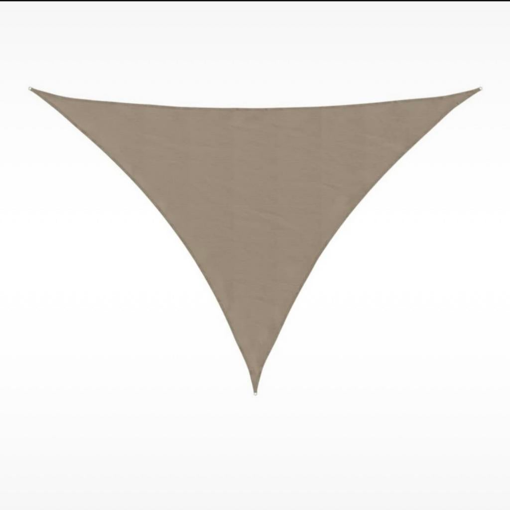 Schaduwdoek 4x4x3, Taupe - SPLINTERNIEUW, Tuin en Terras, Schaduwdoeken, Ophalen of Verzenden, Nieuw