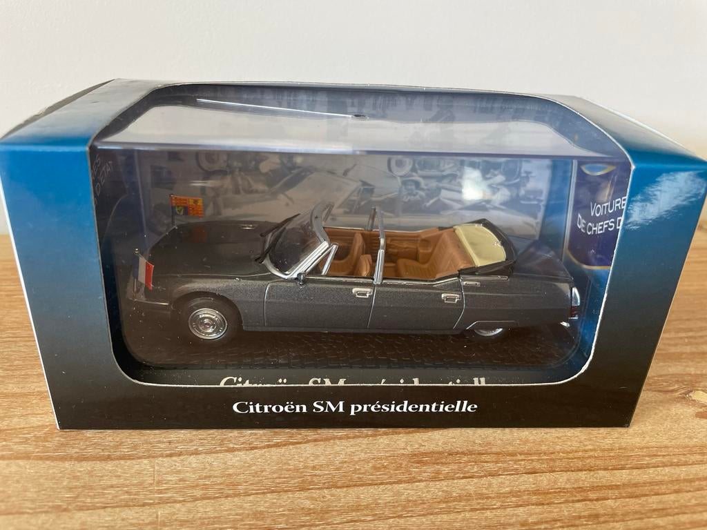 Citroën SM présidentielle modelauto 1:43, Ophalen of Verzenden, Zo goed als nieuw, Auto, Overige merken