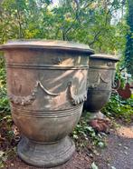 * grote Tuinpotten Bloembakken Potten Tuinvaas Bloempot Bak, Ophalen, Steen, Rond, Zo goed als nieuw