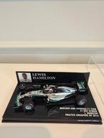 Minichamps L. Hamilton Mercedes W07 Halo Test Singapore 2016, Ophalen of Verzenden, Nieuw, Auto, MiniChamps