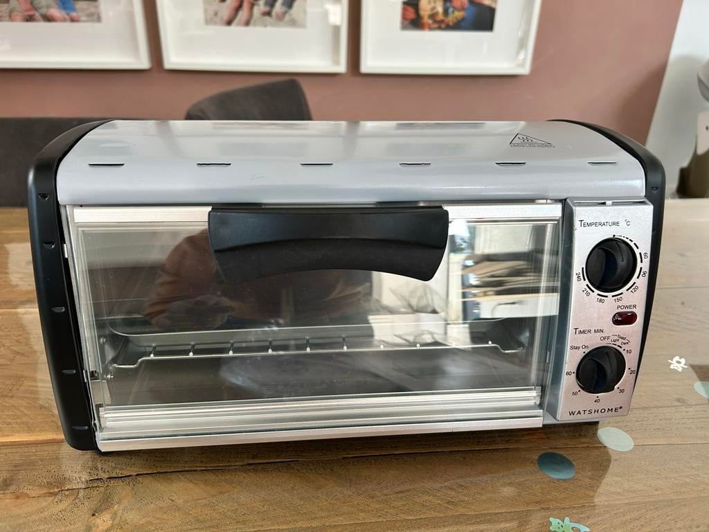 Compacte WatsHome Oven met Grillfunctie - Zo goed als nieuw, Minder dan 45 cm, Oven, Nieuw, Ophalen of Verzenden
