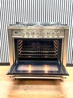 Luxe Boretti 6 pits RVS Multifunctioneel 90x60 cm, Fornello Esperta, Ophalen of Verzenden, Zo goed als nieuw, Energieklasse A of zuiniger