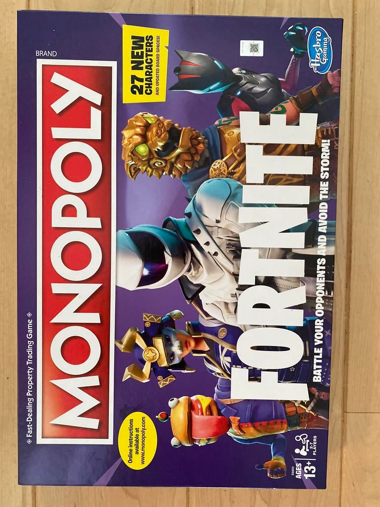 Fortnite monopoly, Ophalen, Zo goed als nieuw