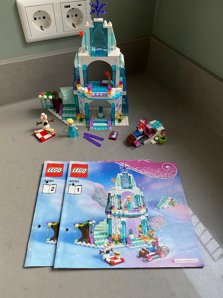 Lego Elsa's fonkelende ijskasteel 41062, Ophalen of Verzenden, Gebruikt, Complete set, Lego