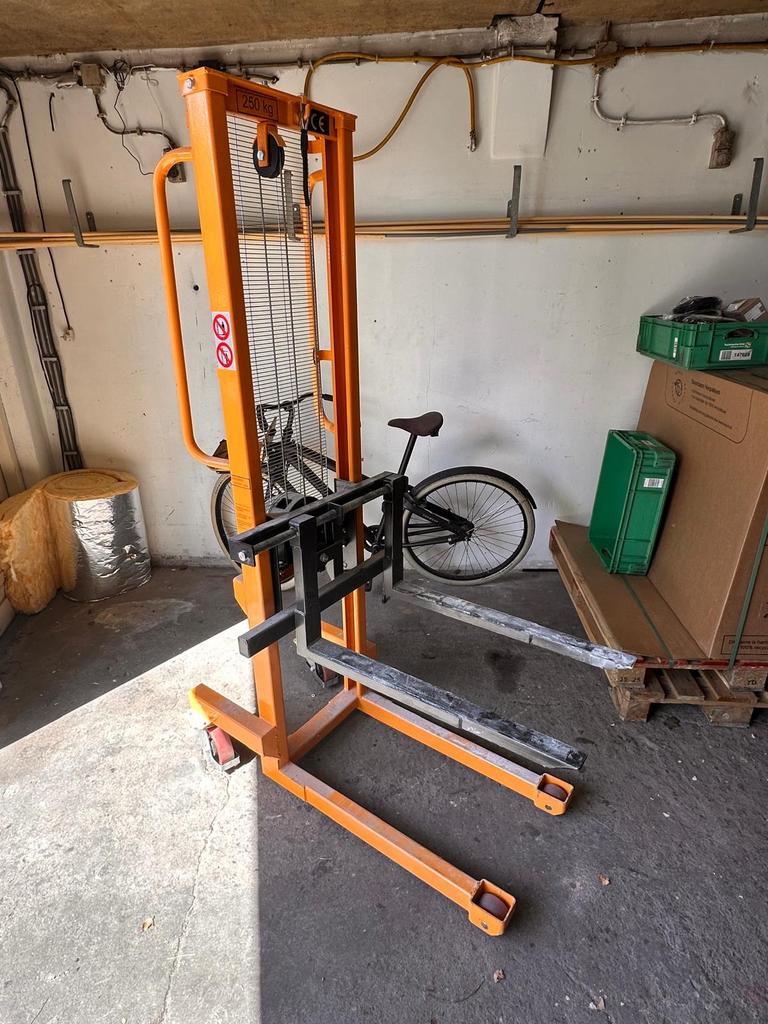 Handmatige Stapelaar 250 kg, Ophalen, Handmatig