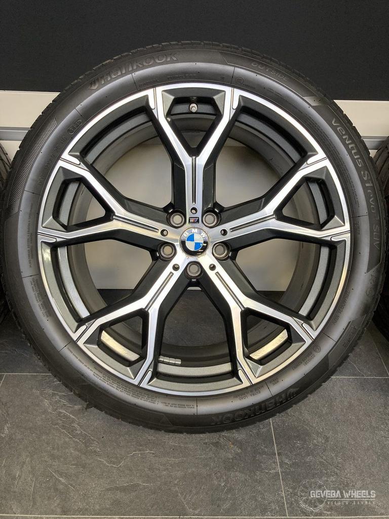 21” originele BMW X5 G05 / X6 G06 velgen + banden 741M 5x112, Auto-onderdelen, Banden en Velgen, Gebruikt, -, 275 mm, -