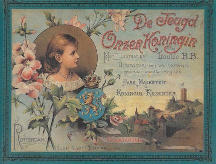 Louise B.B. : De Jeugd Onzer Koningin -herdruk, oorspr. 1891, Boeken, Overige Boeken, Zo goed als nieuw, Ophalen of Verzenden