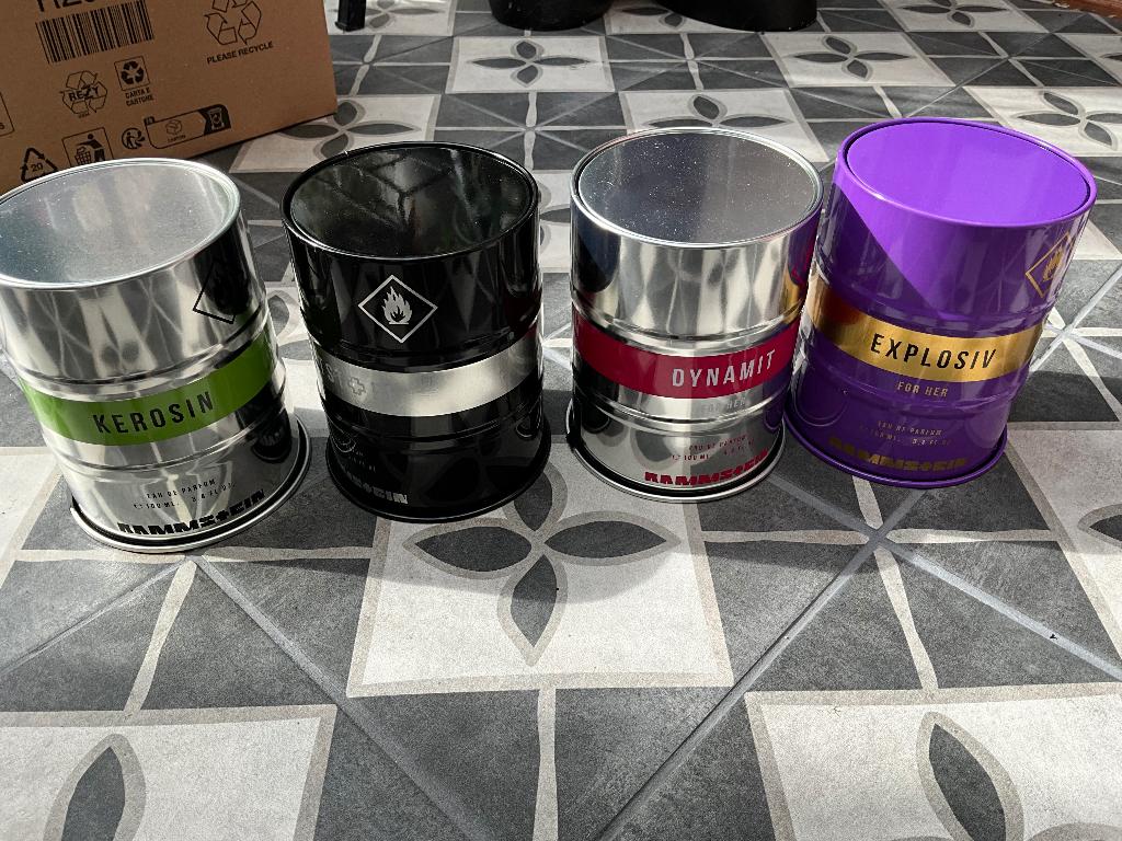 4 verschillende parfums van Rammstein, 4 verschillende parfums van Rammstein, Nieuw, Ophalen of Verzenden, Emmen