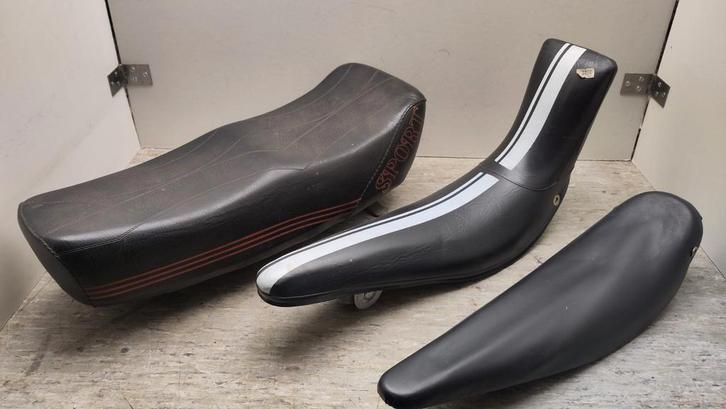 Oldtimer chopperzadels, Fietsen en Brommers, Fietsonderdelen, Ophalen of Verzenden