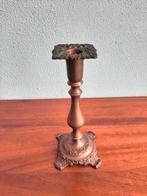 Klassieke messing / brons kandelaar, Antiek en Kunst, Antiek | Kandelaars, Ophalen of Verzenden, Koper of Brons