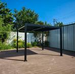 Aluminium Pergola 3x3 – Lamellendak –Waterafvoer Overkapping, Verzenden, Nieuw, Tuinpaviljoen
