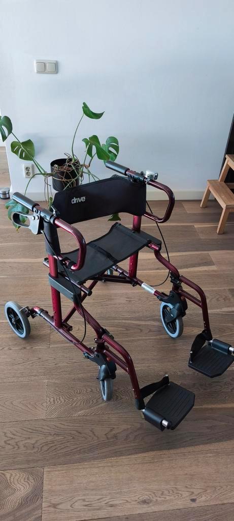 Drive De Luxe Diamond rollator 2-in-1 rollator én transport, Diversen, Rollators, Ophalen