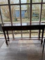 Mahoniehouten side table, Huis en Inrichting, Tafels | Sidetables, Ophalen, Gebruikt, 100 tot 150 cm, Engelse stijl