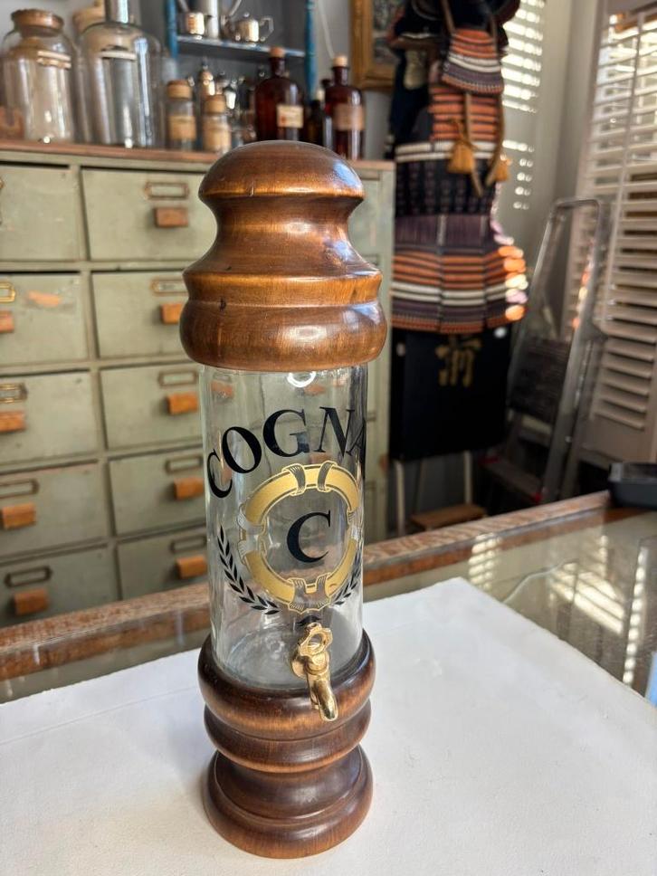 Franse Cognacdispenser / Toonbankreservoir – Belle Époque, Antiek en Kunst, Antiek | Overige Antiek, Ophalen of Verzenden