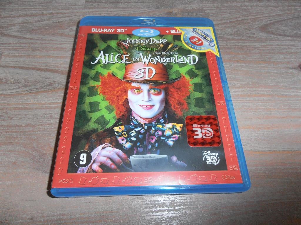 alice in wonderland  3d, Ophalen of Verzenden, Zo goed als nieuw, Tekenfilms en Animatie