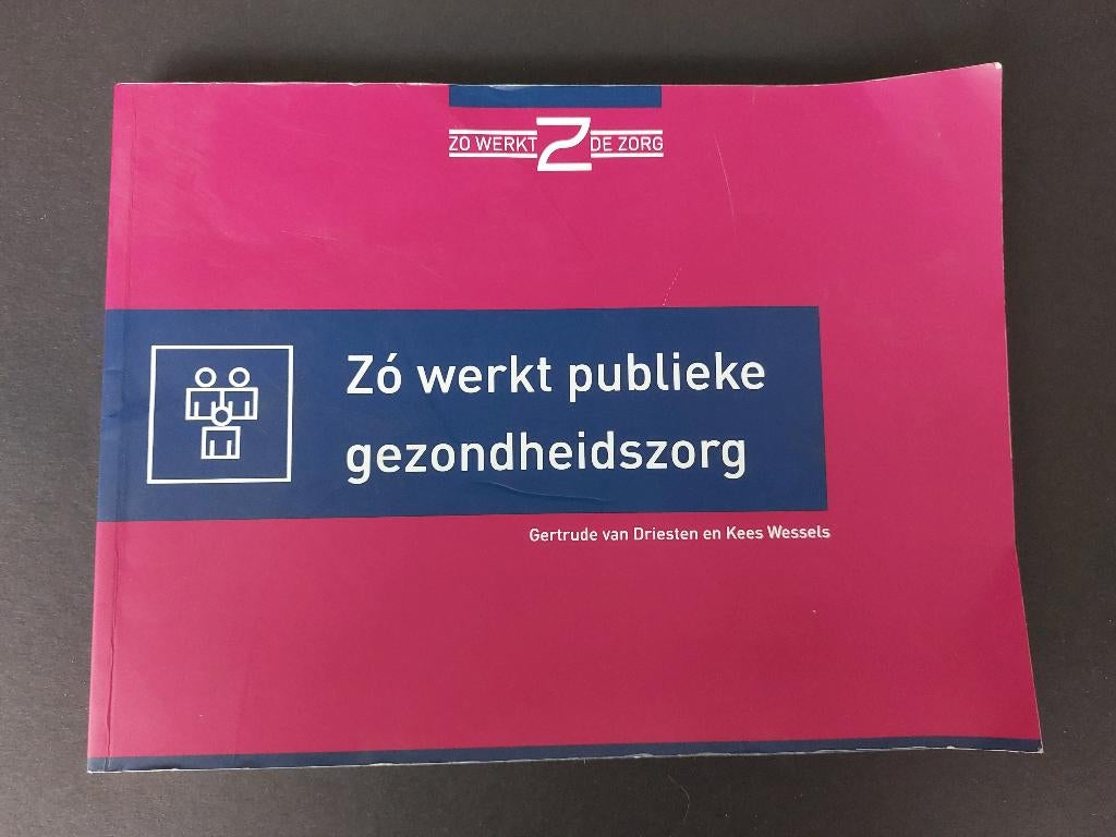 Zo werkt de publieke gezondheidszorg - Driesten en Wessels, Ophalen of Verzenden, Gelezen