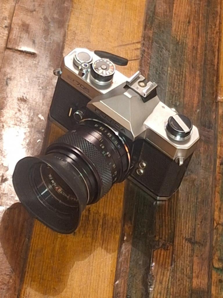 Fujica ST705 analoge SLR camera, Ophalen of Verzenden, Gebruikt, Spiegelreflex, Fuji